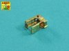 Aber 35L-091 Early barrel to U.S. cal .50 (12,7mm) heavy machine gun Browning M2 HB 1/35